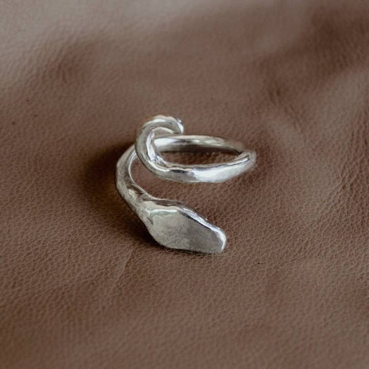 Dea Dia - Wholesale Band/Stacked Ring - Serpent Guardian Wrap Ring8