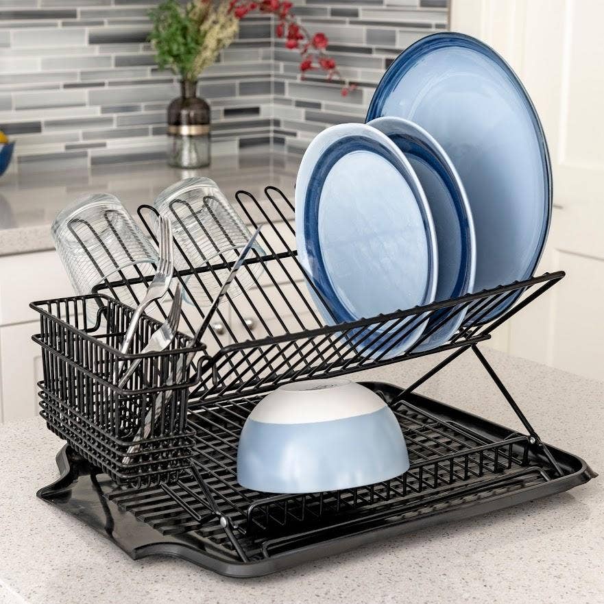 Better Houseware Corp. - Wholesale Dish Drying Mat/Rack - Jr. Folding Dish Rack0