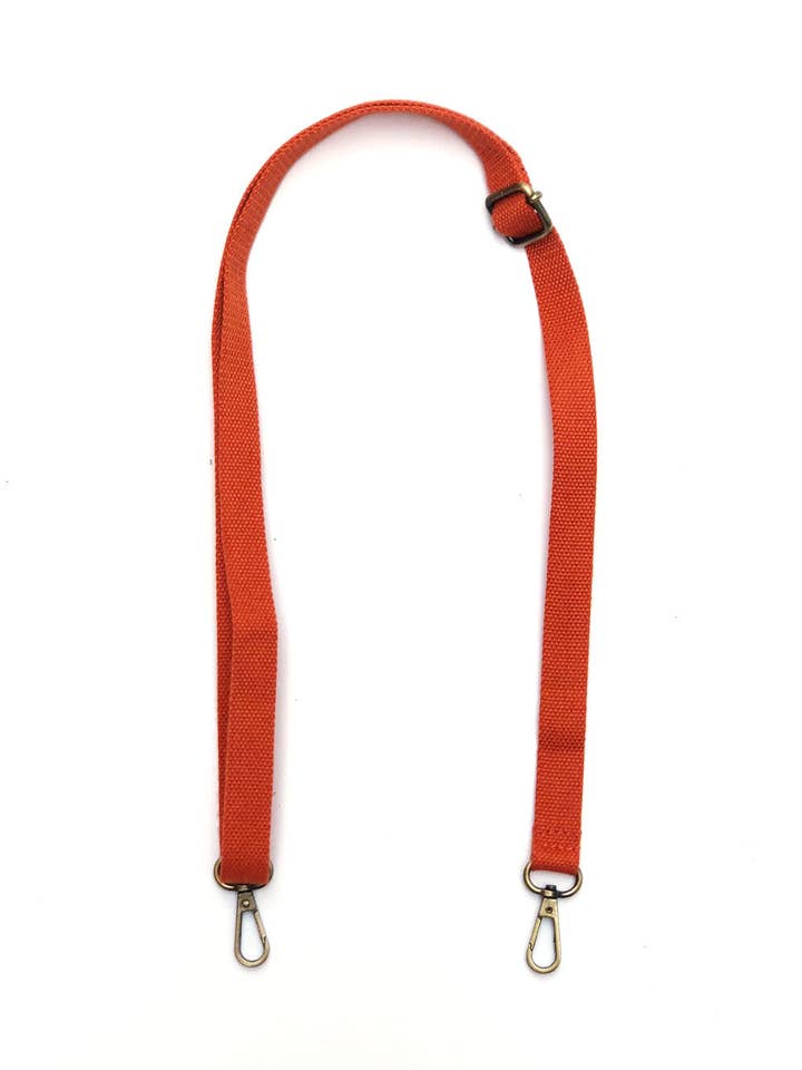 Stevige dunne riem in oranje, verwisselbare tasriem voor wholesale door Bodomint