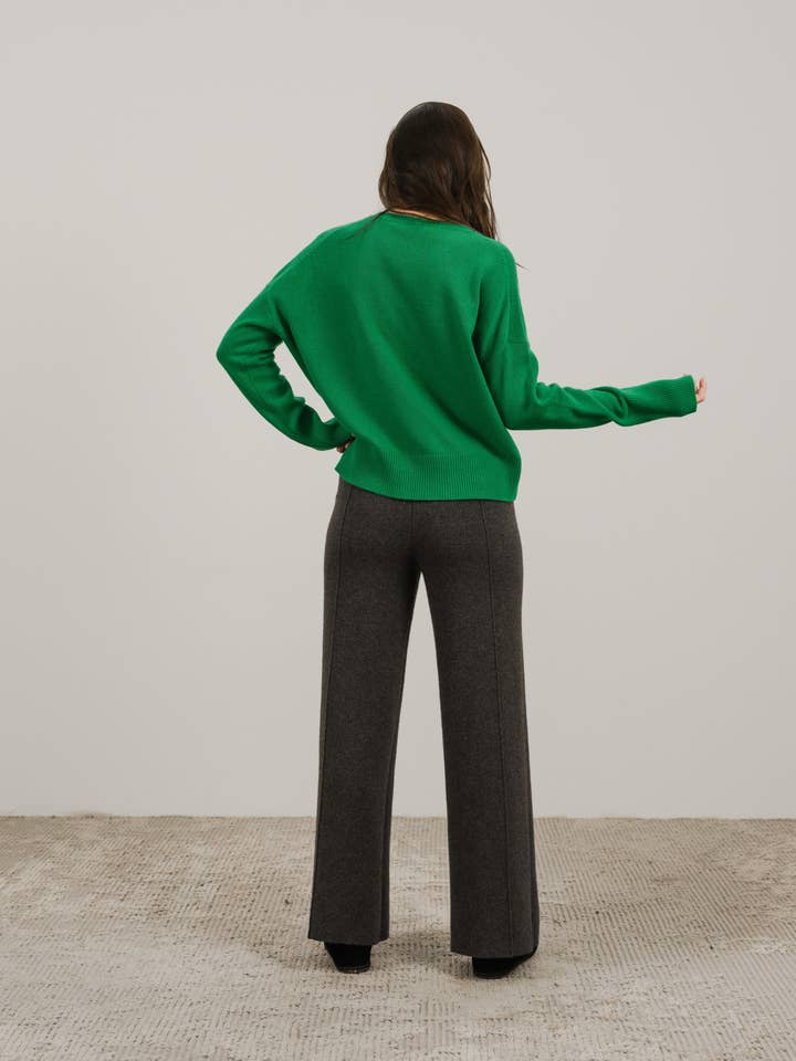 Lèmme - Wholesale Knit Sweater - Women's - Cashmere Mix Relaxed Crewneck Sweater42