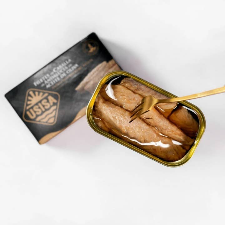 Andalusian Mackerel in Extra Virgin Olive Oil by USISA for wholesale by Ibérico Taste