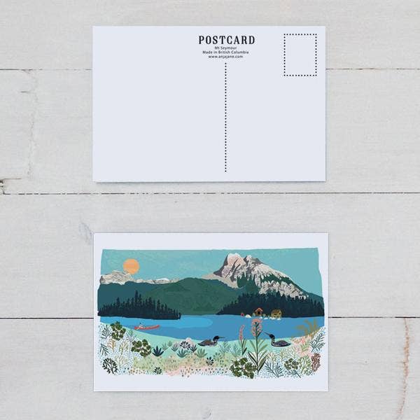 Emerald Lake Postcard for wholesale by Anja Jane