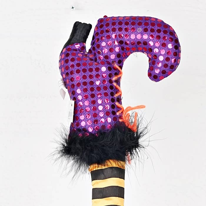 Holiday Depot Inc. - Wholesale Christmas Decoration - M7539- Witch Boot on Stick