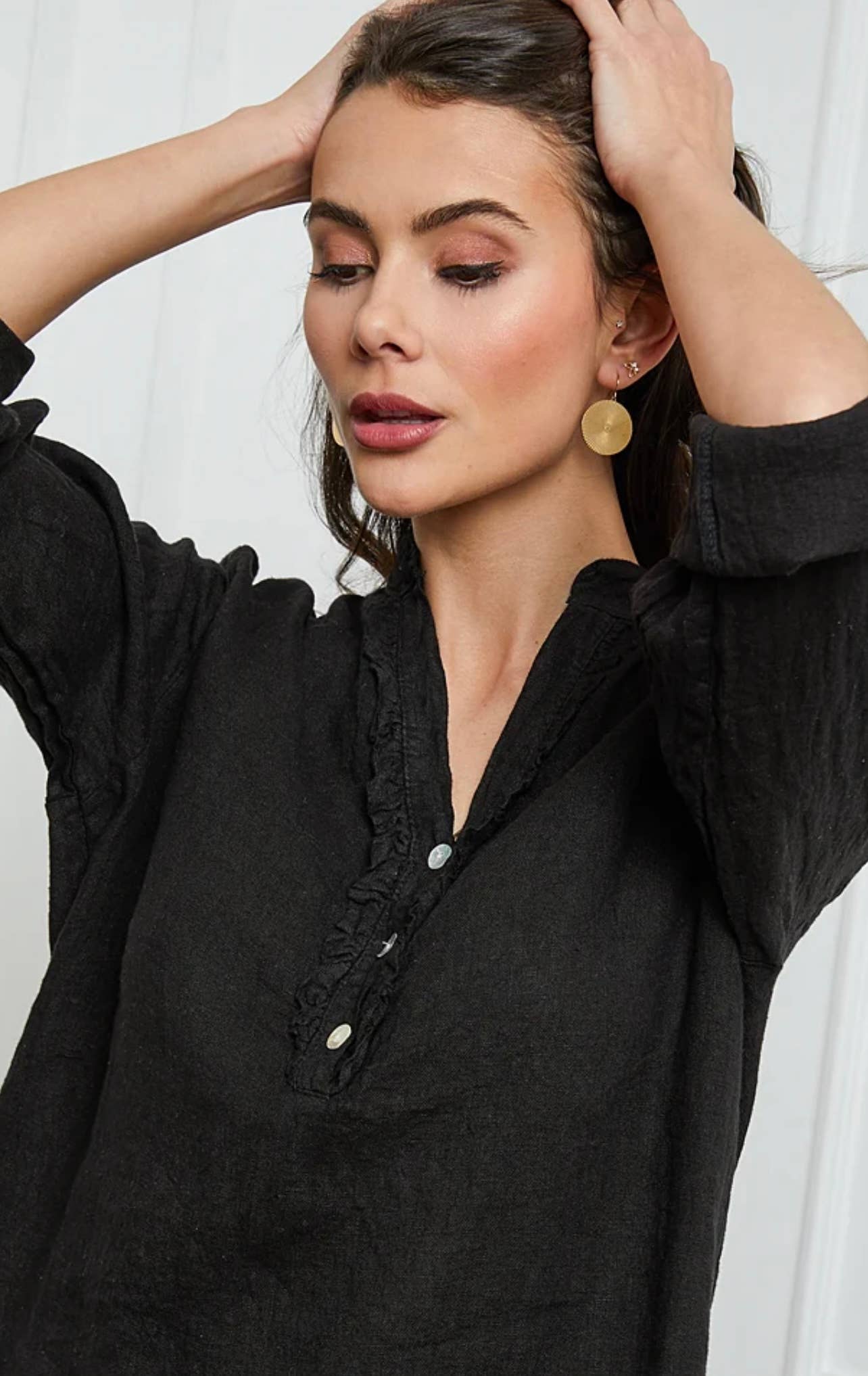 LÉA & LUC – wholesale Blus - Dam – Blus i 100 % linne REF. 664935