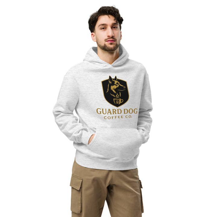 Sudadera con capucha unisex de talla grande para venta al por mayor de Guard Dog Coffee