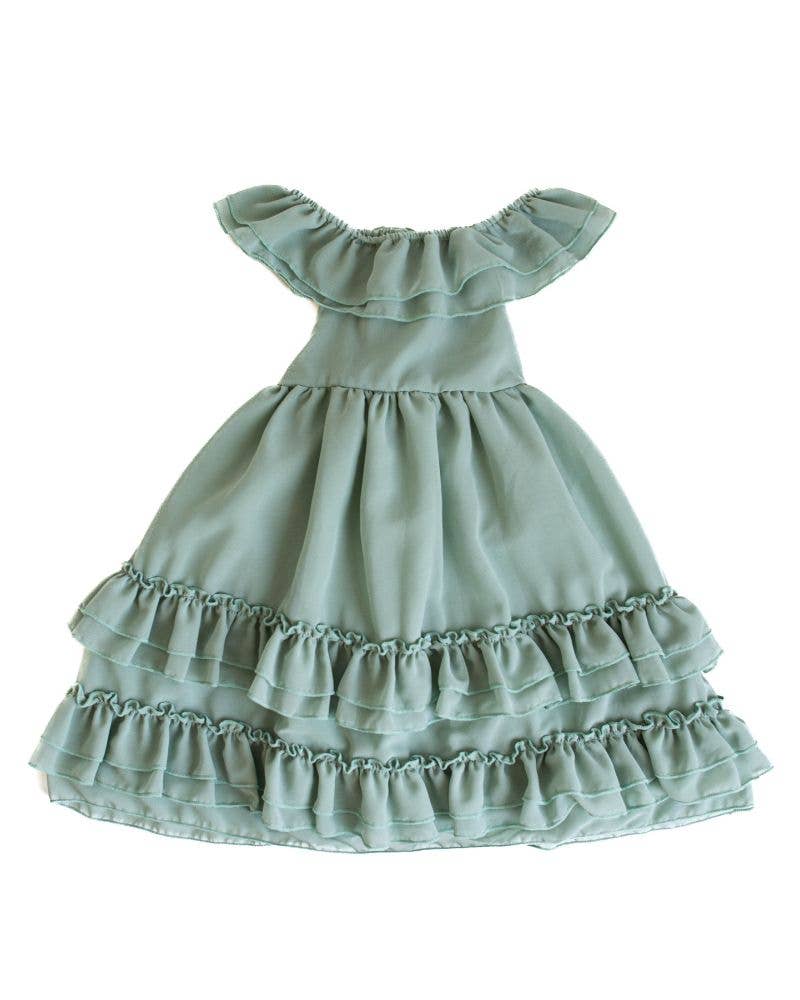 Bailey's Blossoms - Wholesale Dress - Women's - Mommy and Me Nellie Ruffle Maxi Dress - Sage3