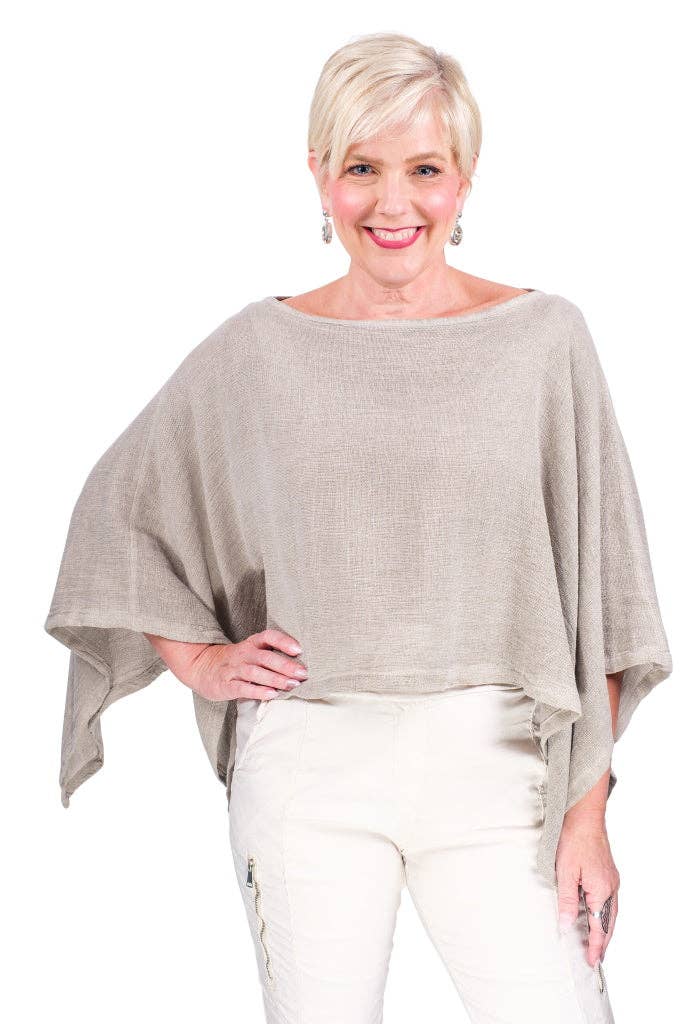TINA Stephens Italy/Tees By Tina – Großhandel Poncho – Damen – Gewebter Poncho aus Leah (BQ168)6