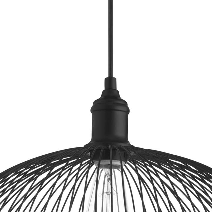 River of Goods - Wholesale Chandelier/Hanging Light - 18.75"W Wendy Black 1-Light Pendant Light Fixture10