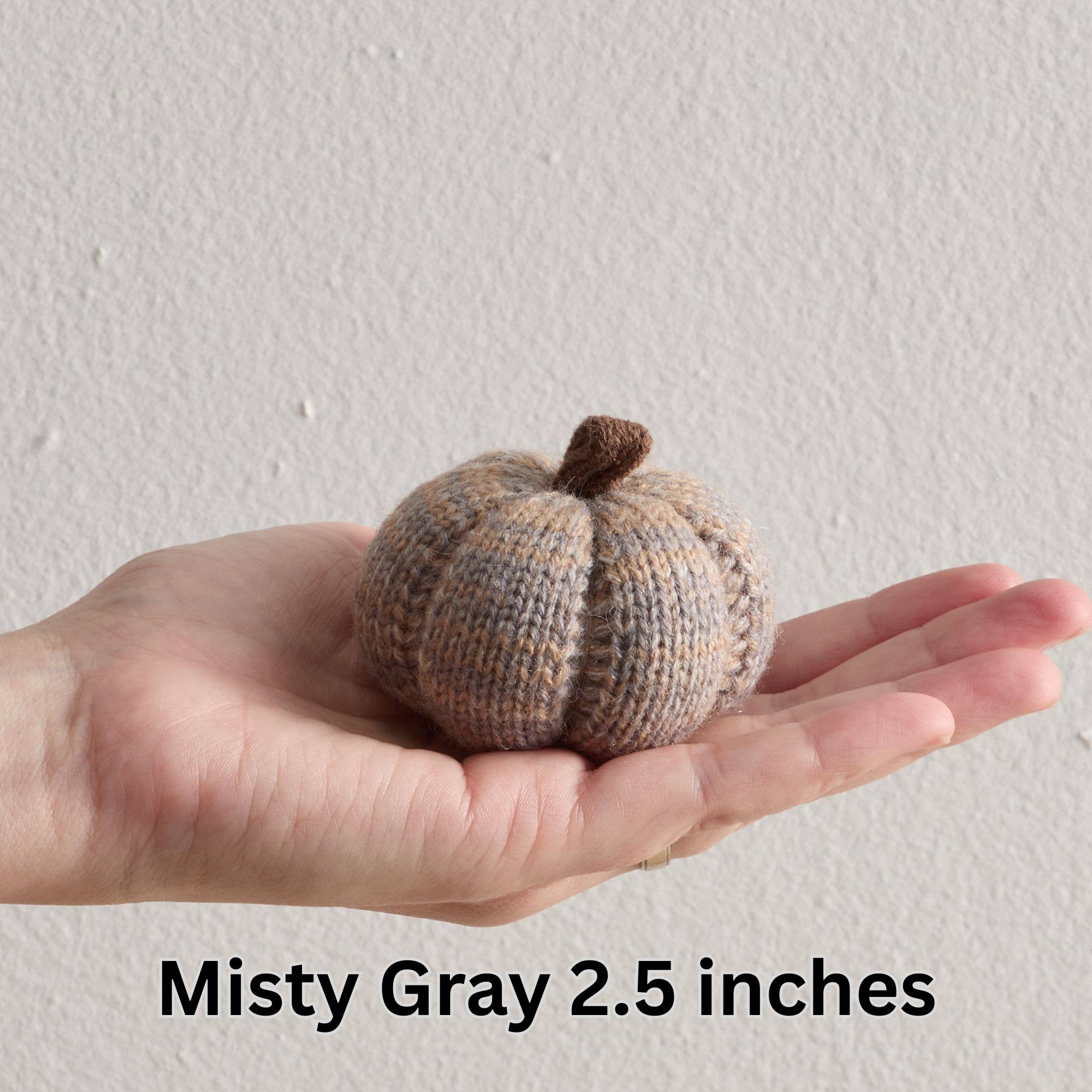 Your Heart's Content - Wholesale Decorative Tabletop Object - Cozy Pumpkins, Variegated Knit Yarn Colors, Handcrafted Gift20