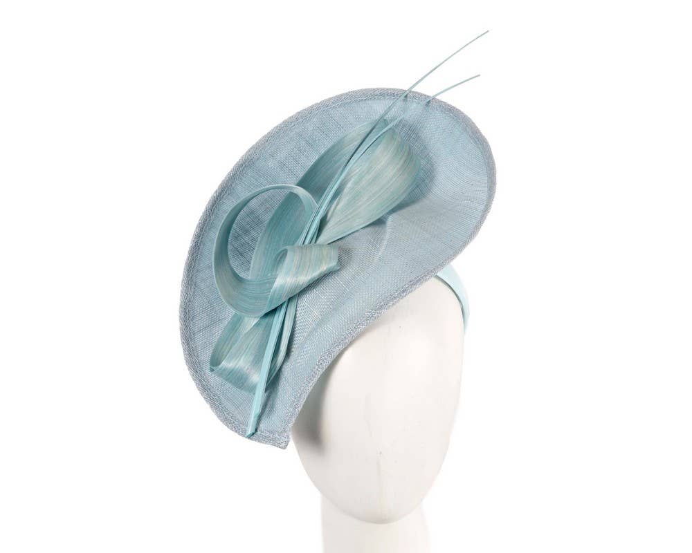 Max Alexander by Cupids Millinery Melbourne - Wholesale Fascinator Hat - Women's - Large sinamay fascinator with loops and feathers7
