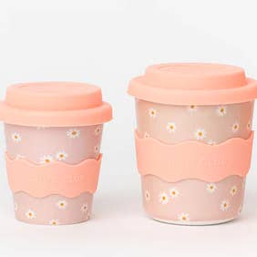 Chino Club UK – wholesale Drinking glass/cup – Kids & Baby – Daisy Chino Cup 8oz (STRAW INCLUDED)1