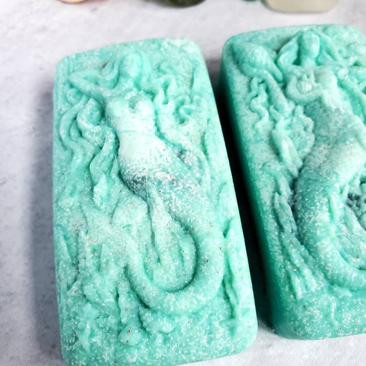 Fairyland Glade - Wholesale Bar Soap - Sea Salt and Sea Glass Sea Glass Salt Soap MADE TO ORDER7