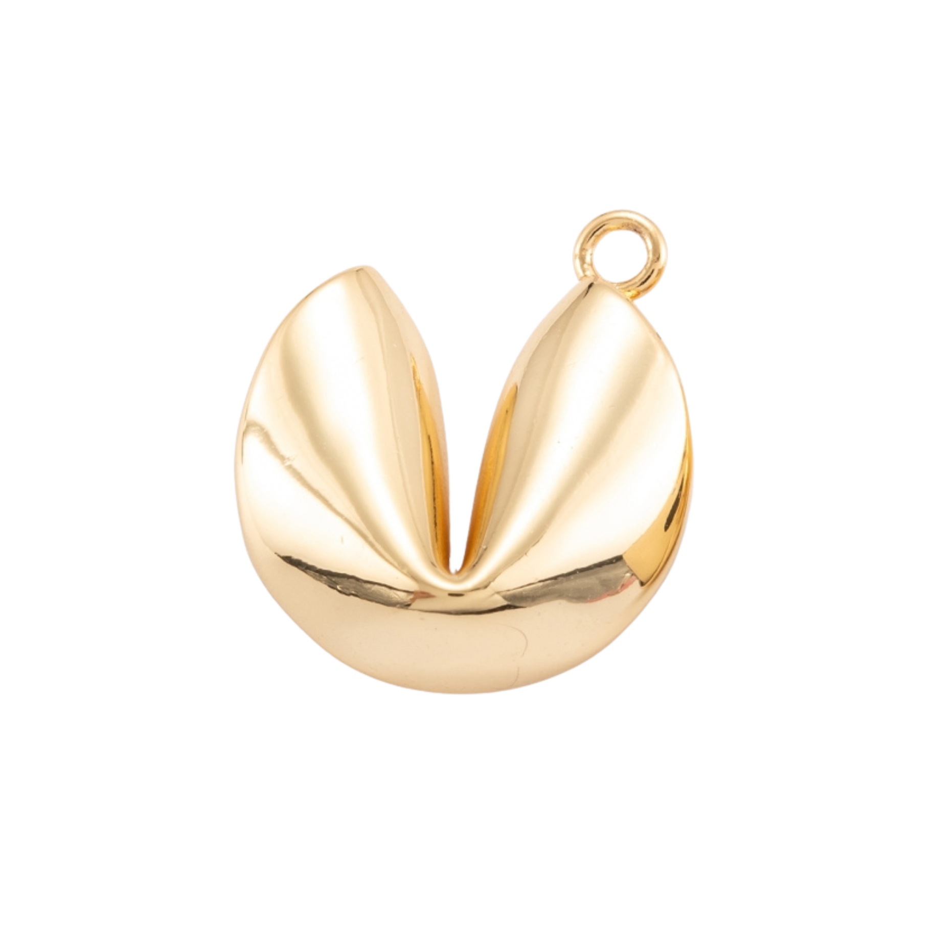 Love, Paige Designs - Wholesale Individual Charm/Pendant - 18k Gold Plated Brass Fortune Cookie Charm0