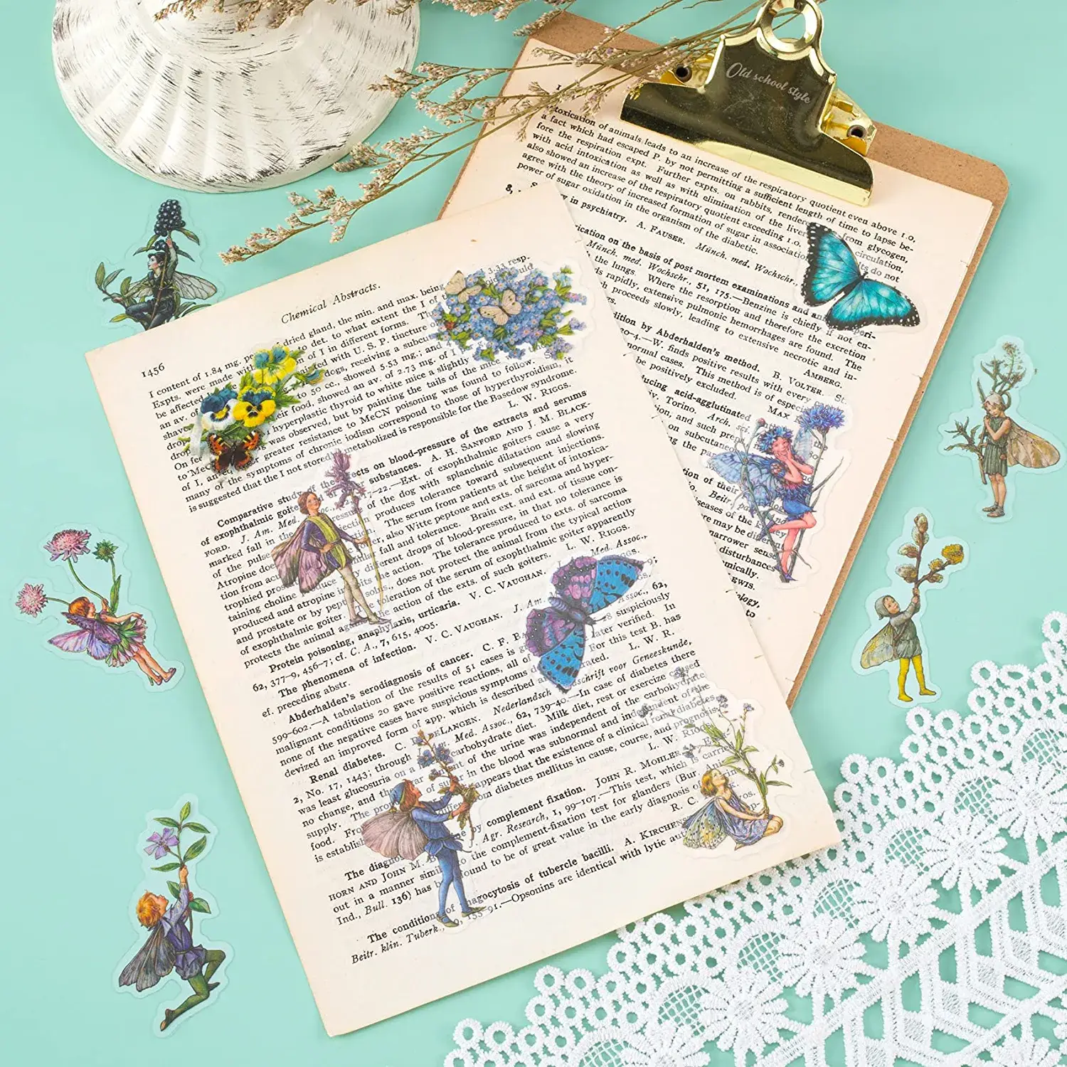 Magnifique Hearts - Wholesale Sticker - Fairy Sticker Set for Collage Planners Scrapbook Cards Tags2