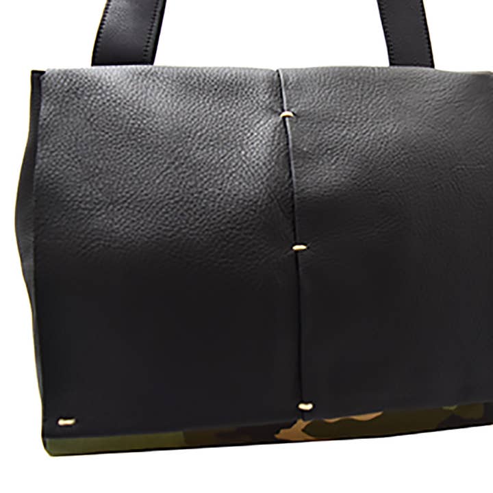 MILITARY LEATHER/FABRIC HANDBAG 170 for wholesale by Canetti Roberto