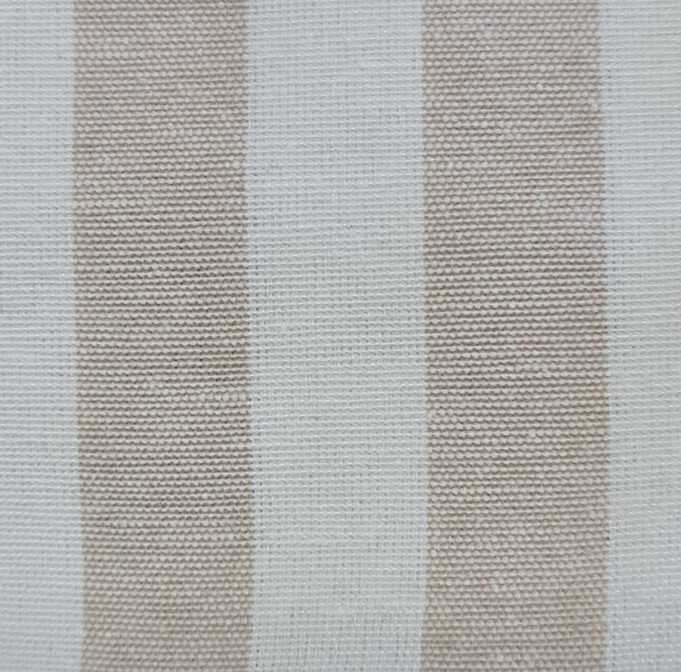 Lunaria Lab - Wholesale Christmas Decoration - Padded Bow in Wide Striped Cotton 14x15cm0