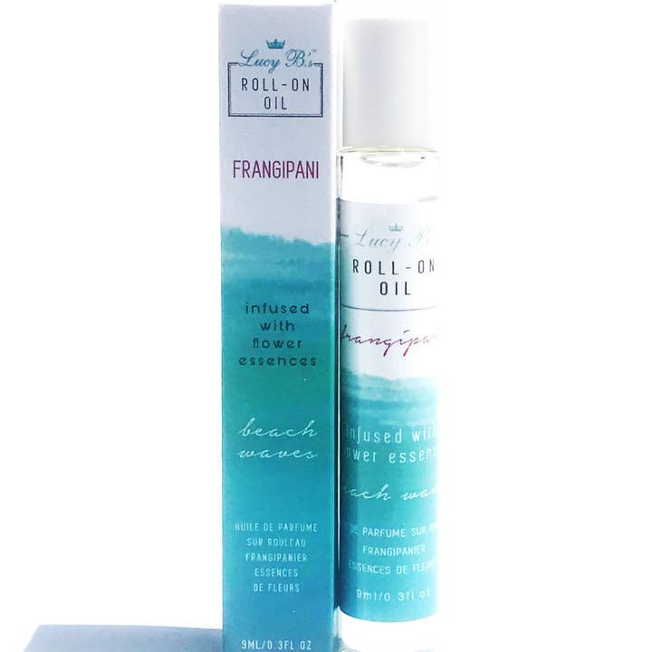 Lucy B's + HYDRA BLOOM - Wholesale Parfumroller - Roze strandgolven van Frangipani rollen op olie4