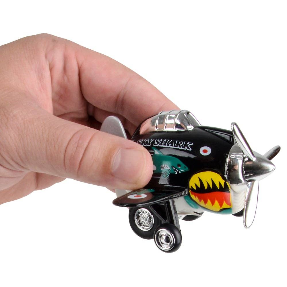La Luna Bella - Toys - Wholesale Toy Car/Truck - Kids - 3.5" DIE-CAST PULL BACK SKYSHARK PLANE LLB Car Toys3