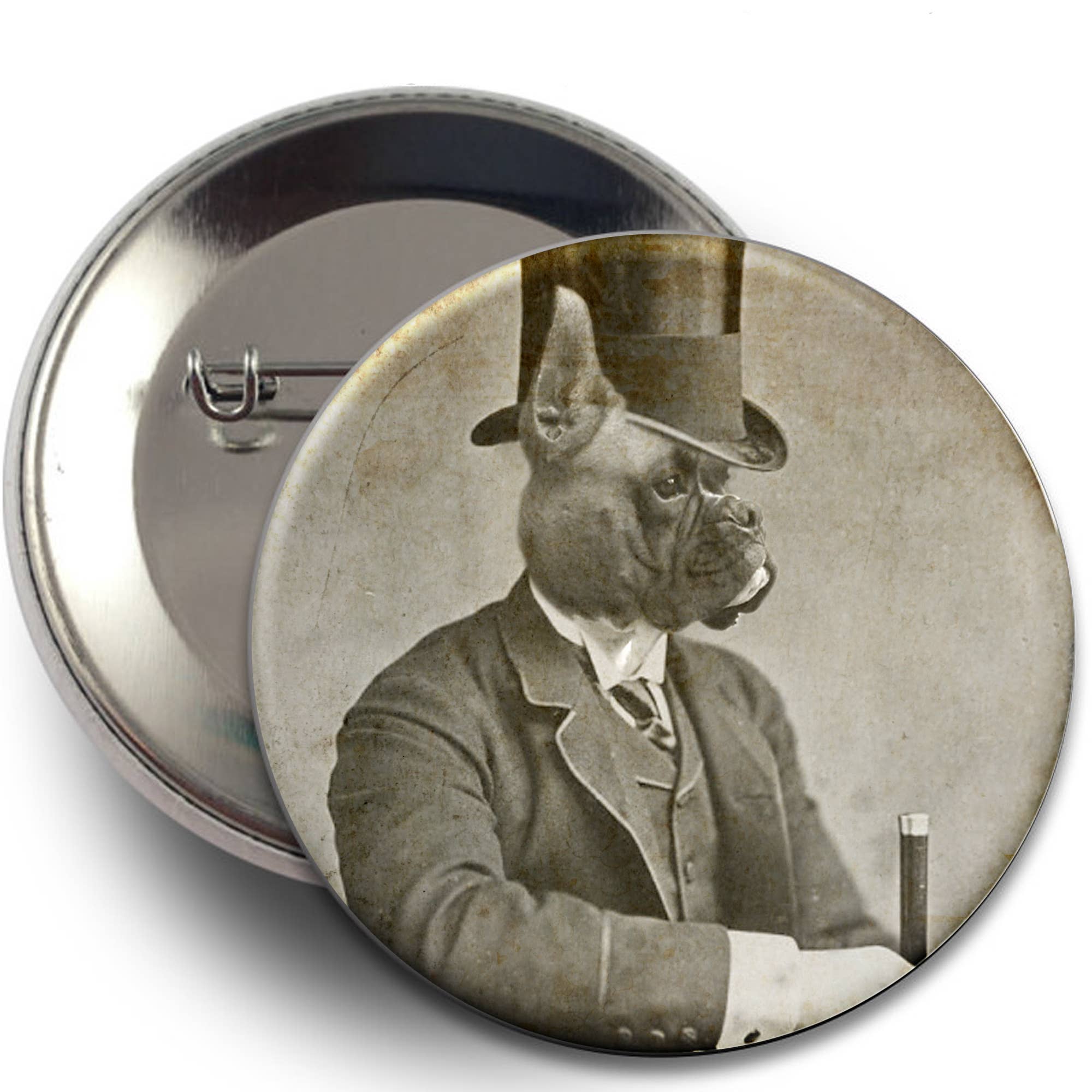 The Wild Oddisorium - Wholesale Lapel Pin/Button - Dog Buttons, Pins, Badges, POS, Funny Dogs in Clothes, Cute8