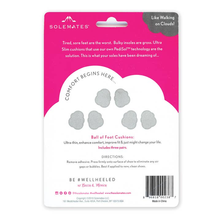 Solemates - Wholesale Inserts/Soles - Unisex - Ball of Foot Cushions3