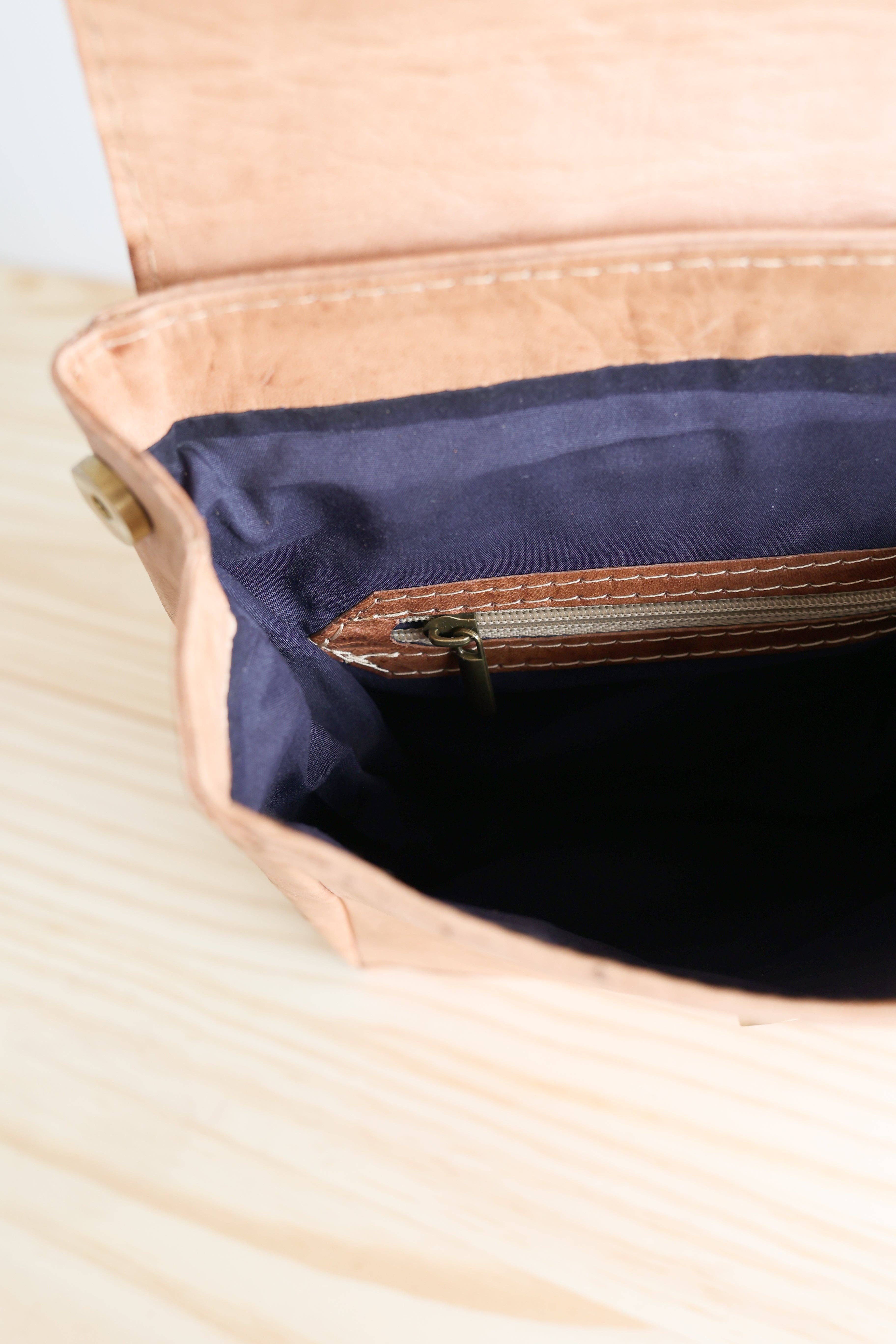 Jubilee Trading Co.  |  Ethical Trade Decor + Accessories - Wholesale Backpack - Women's - Rosa Backpack - Leather Backpack Purse6