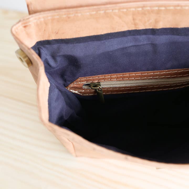 Jubilee Trading Co. | Ethical Trade Decor + Accessories - Wholesale Backpack - Women's - Rosa Backpack - Leather Backpack Purse6