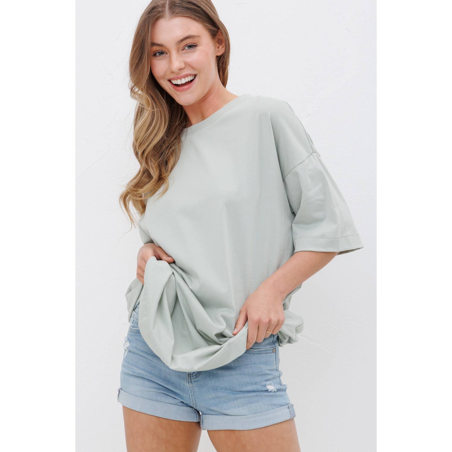 Sweet Generis - Wholesale Knit top – Women's - OVERSIZE KNIT TEE SHIRT15