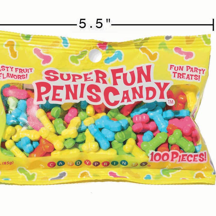 Little Genie Productions – Großhandel Scherz-/Geschenkartikel – Super lustige Penis-Süßigkeit — 3oz Beutel