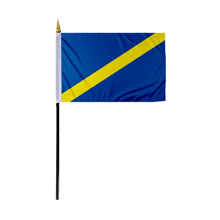 AGAS Faster Car Diagonal Racing Stick Flag 4x6" - 11" Pole for wholesale by AGAS MFG INC