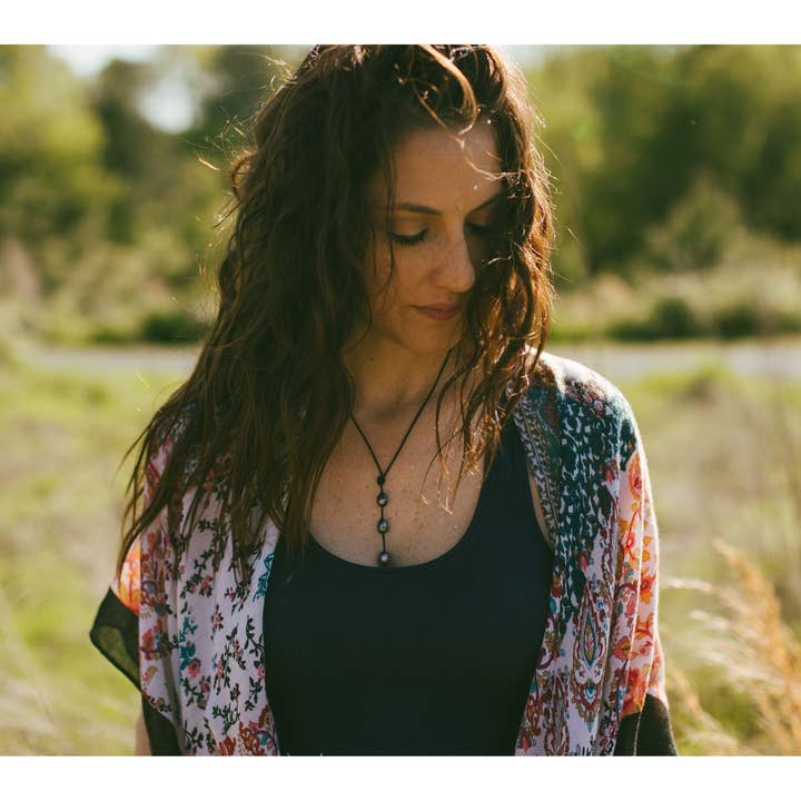 The Rustic Boho Chic - Wholesale Y-Neck/Lariat Necklace - Leather Pearl lariat Y necklace