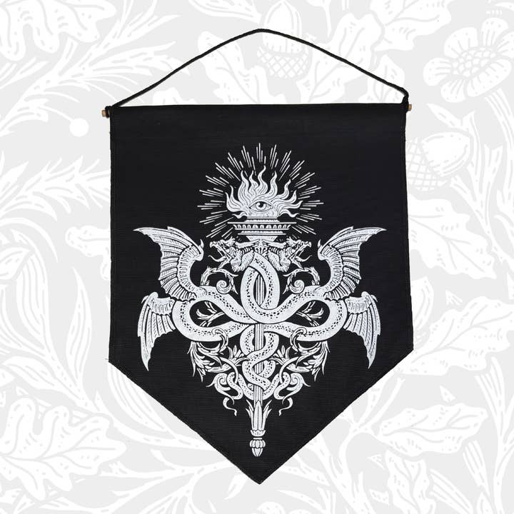 Bannière de la Torche de Déméter pour la vente par Primaeval Press