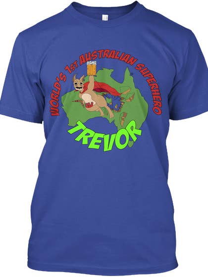 Super Trevor T-Shirt for wholesale by Misfit Pages, LLC