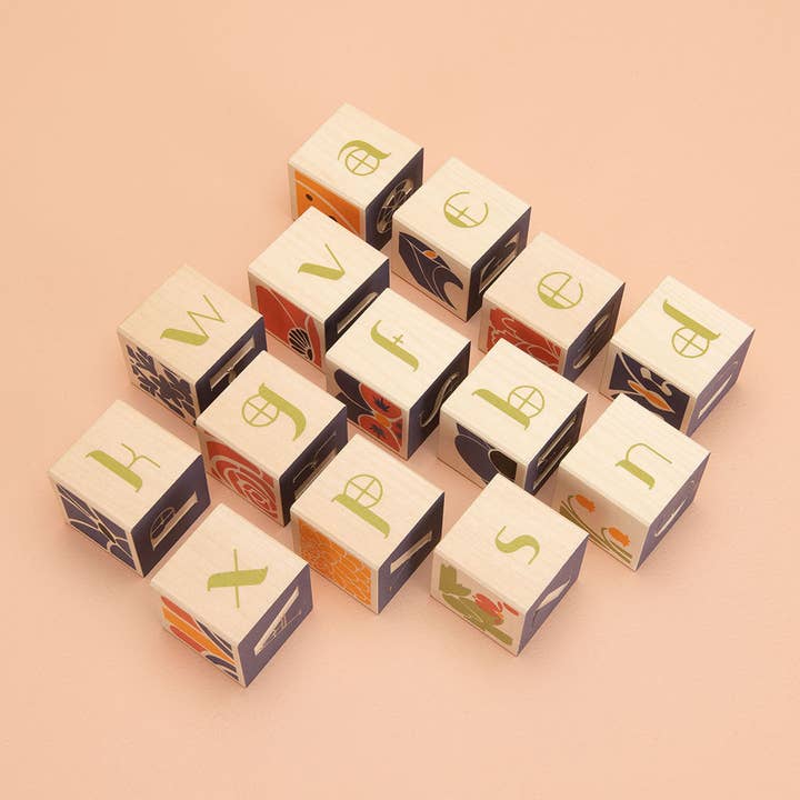 Uncle Goose – Blocos - Crianças e bebés por atacado – Blocos de Flores Tio Ganso3