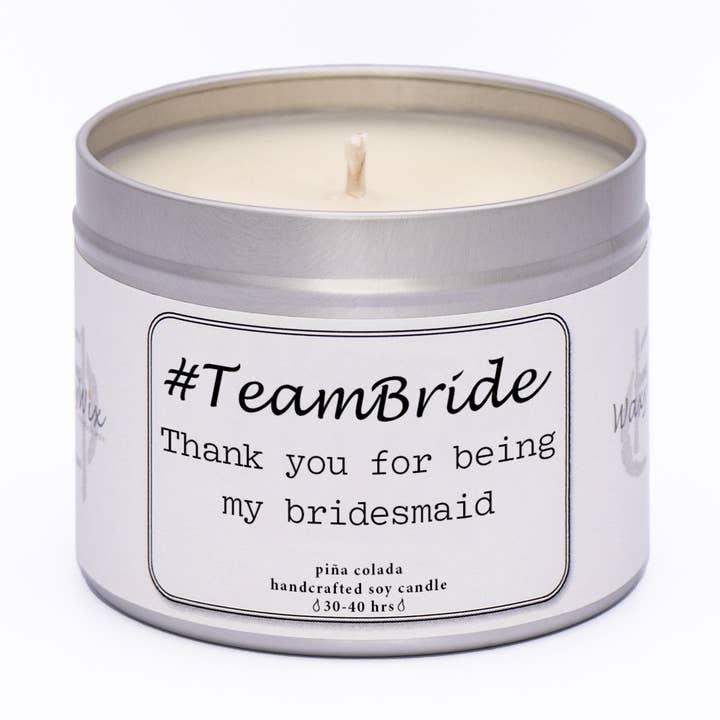 Gracias por ser mi dama de honor. #teambride para venta al por mayor de The Wicklow Witch Ltd