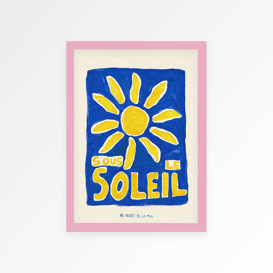 Proper Good – wholesale Art print – Sous Le Soleil Hand Painted Print7