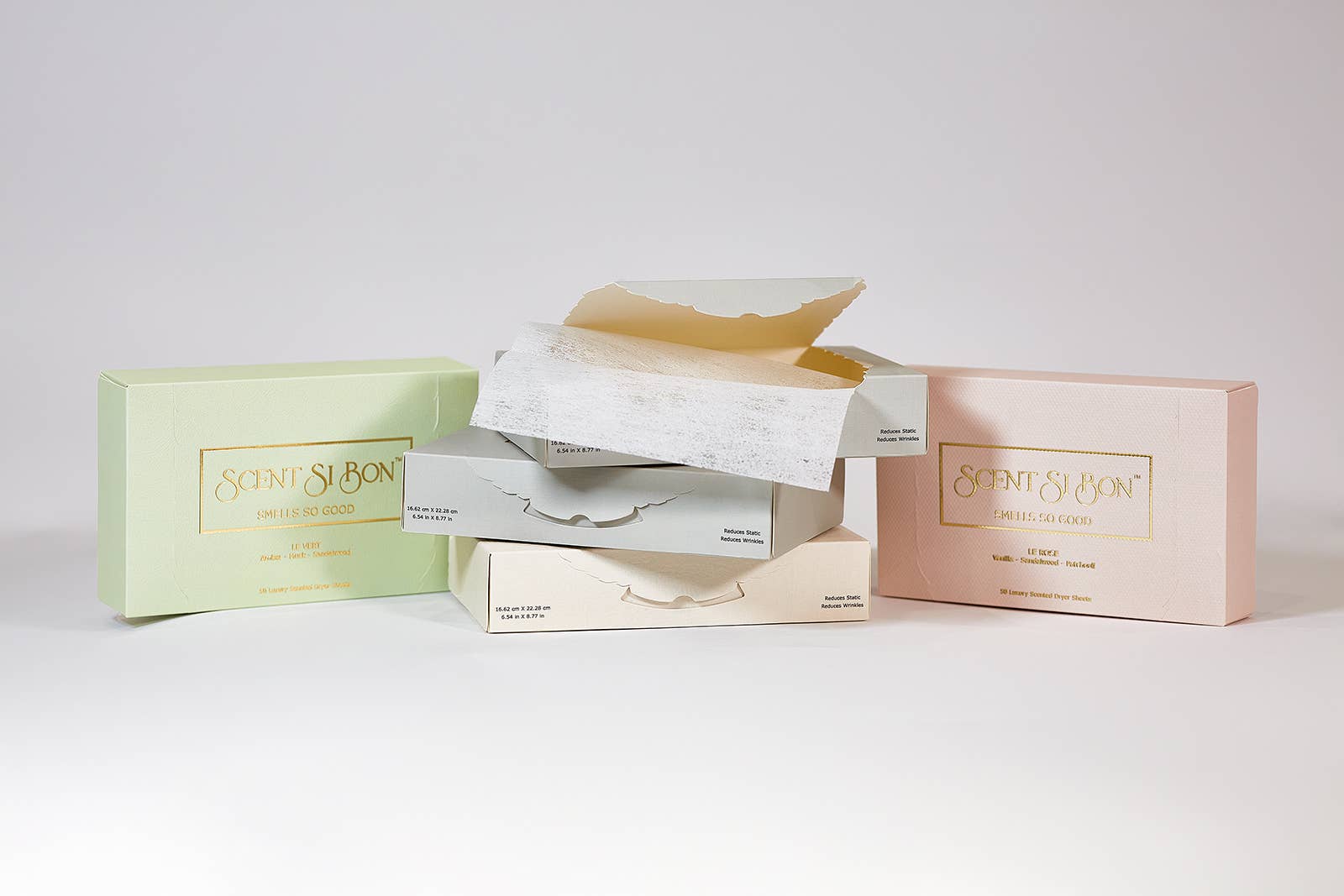 Scent Si Bon®️ - Wholesale Dryer Sheets - Scent Si Bon Le Beige Luxury Scented Dryer Sheets – 50 Count3