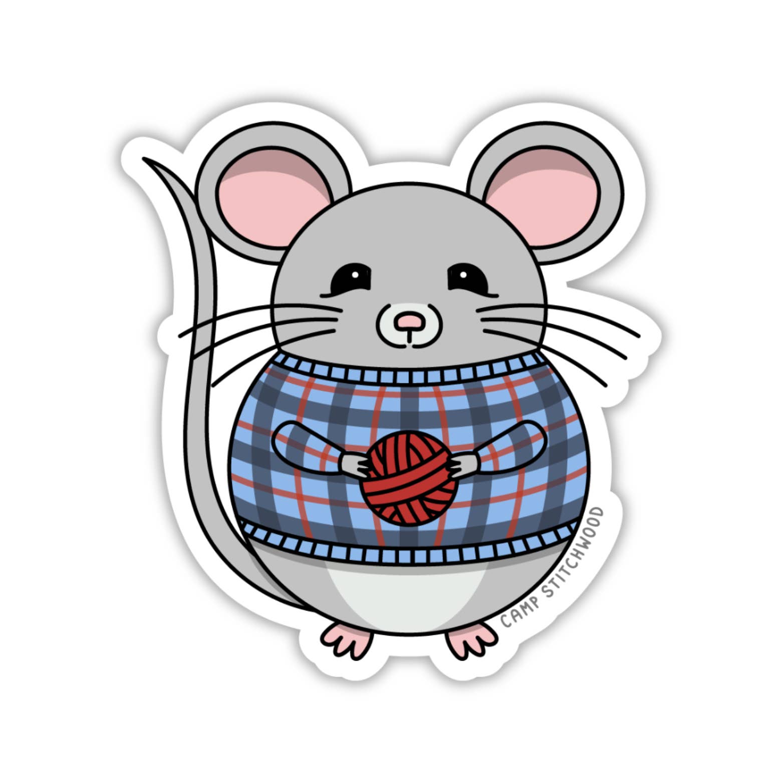 Camp Stitchwood - Wholesale Phone & Laptop Stickers - Mouse Sticker