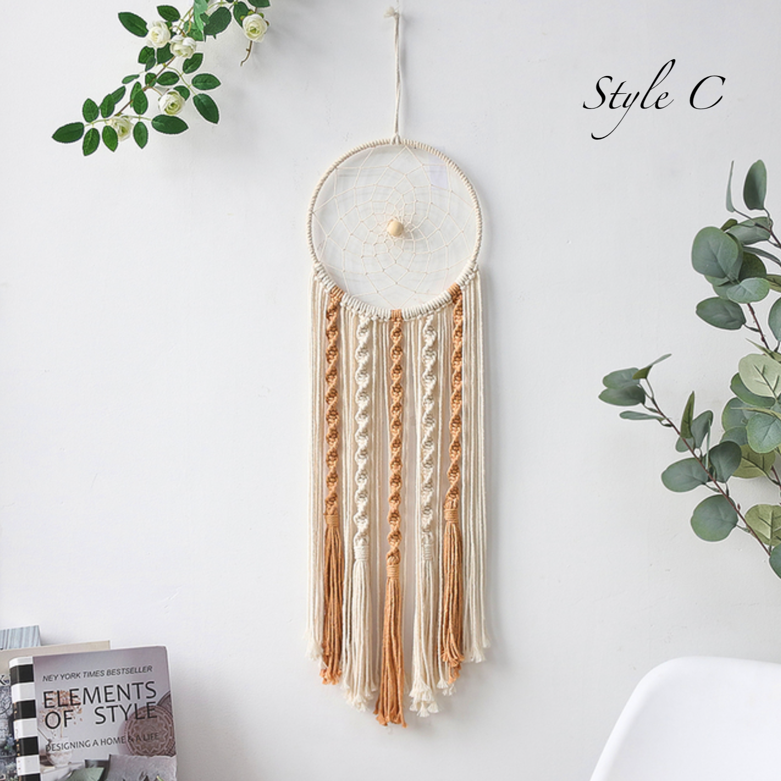 Crystolver (We Cover All Import Fees) - Wholesale Dream Catcher - Bohemian Macrame Moon Sun Dreamcatcher2