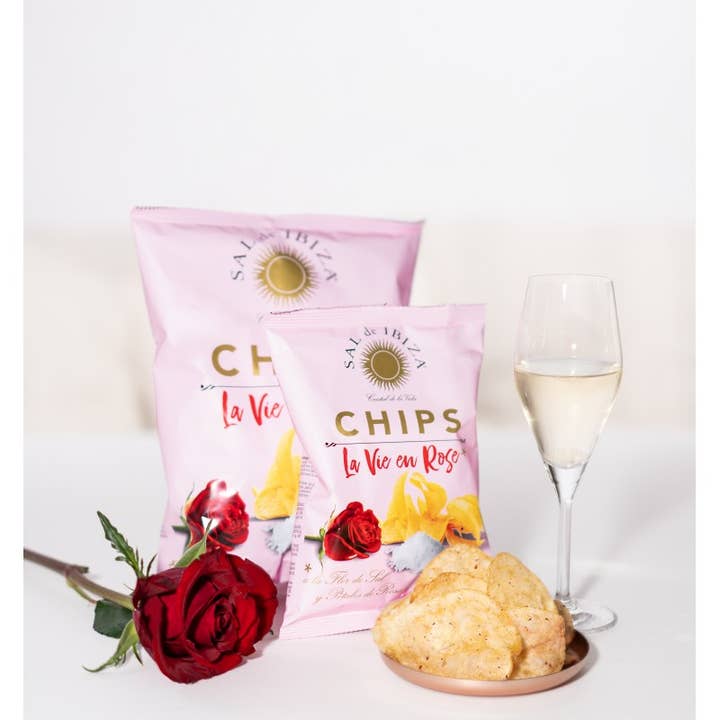 Made in Spain - Wholesale Chips - "La Vie en Rose" Potato Chips, Ibiza Salt 45 g1