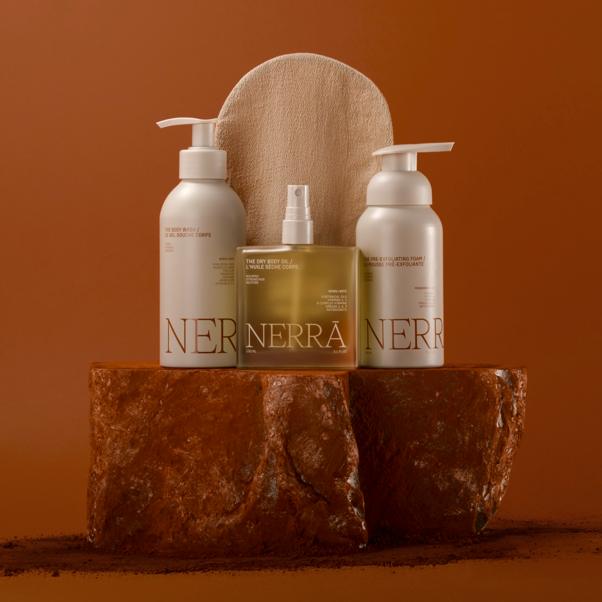 NERRĀ - Wholesale Bath & Body Set - The Bathhouse Ritual | Neroli Note B2B2
