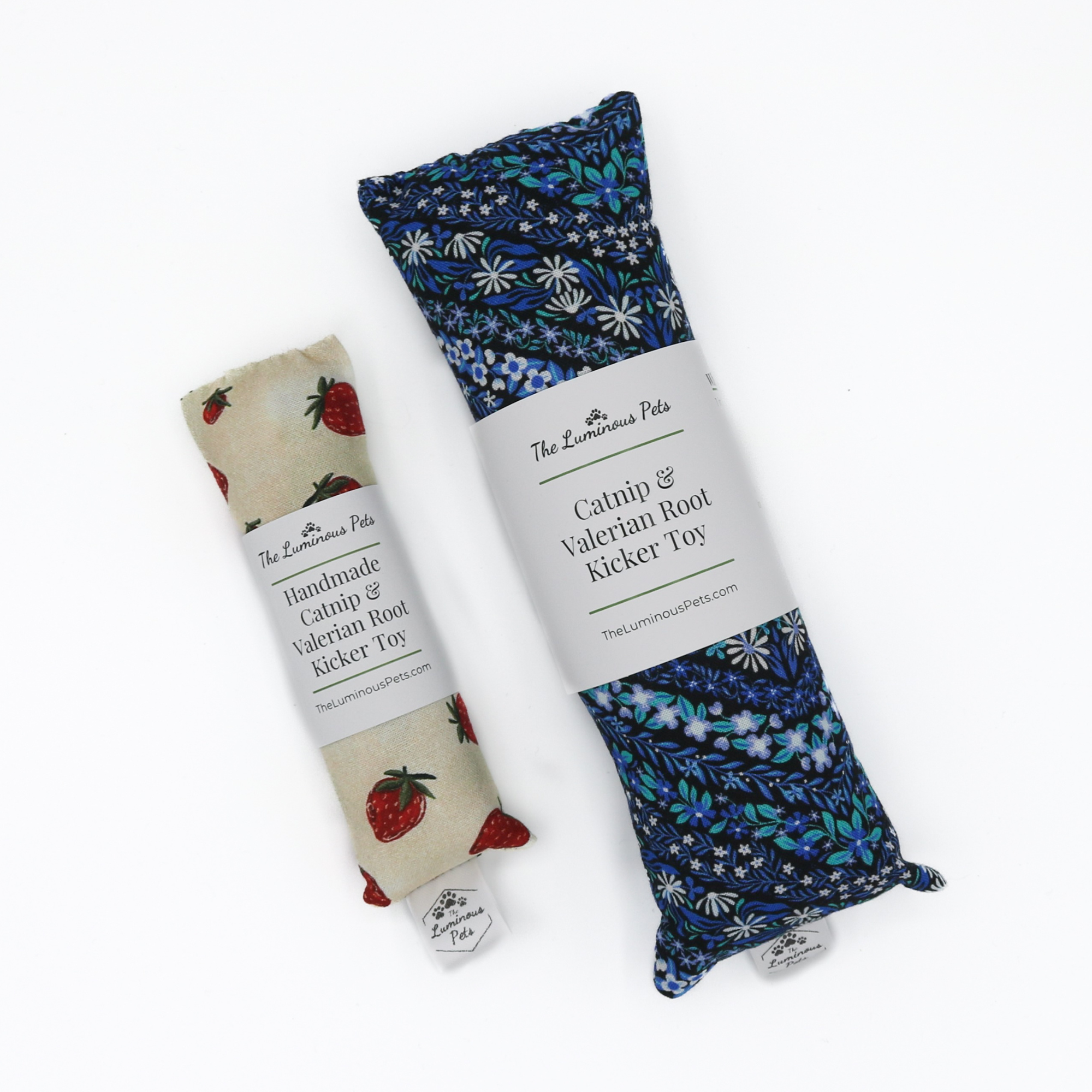 The Luminous Pets - Vente Jouet – chat - Jouets pour chats avec herbe à chat et racine de valériane - motifs variés, modèle Kicker3