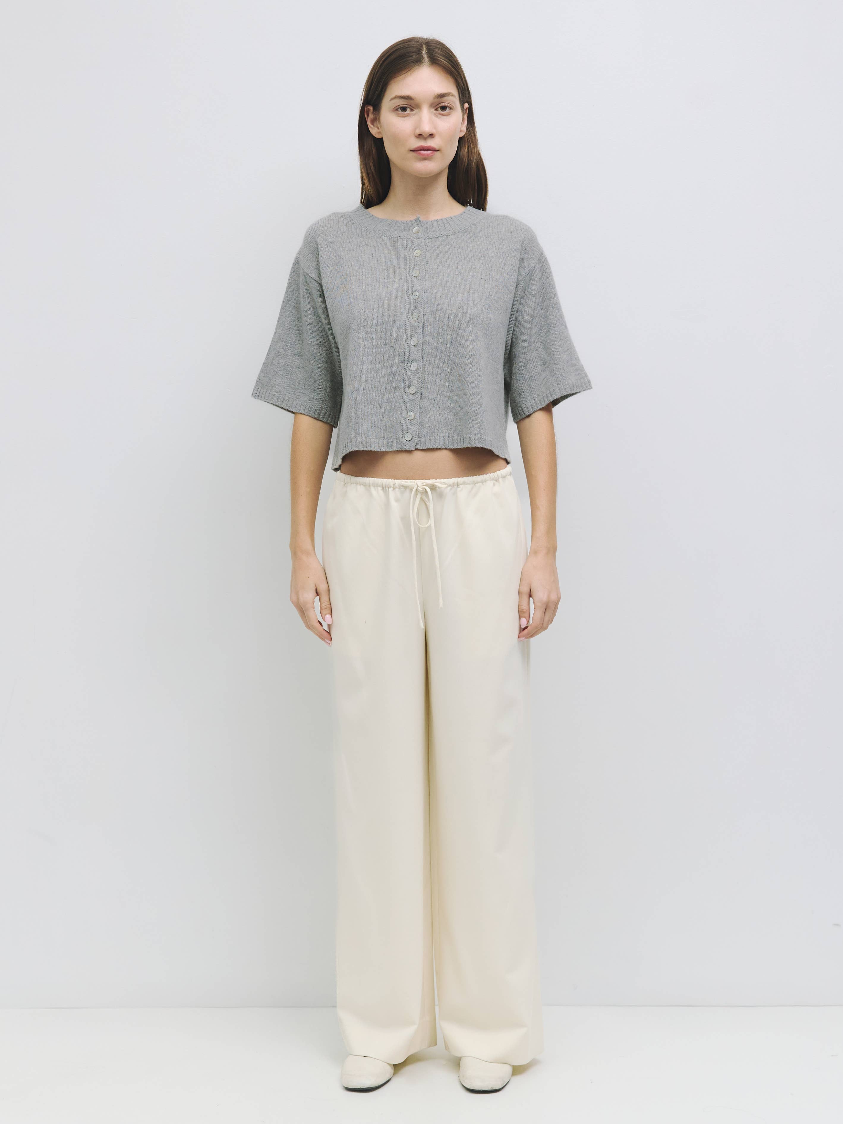 MOD REF - Wholesale Cardigan - Women's - The Stacey Cardigan | Brushed Half Sleeve Cardigan1