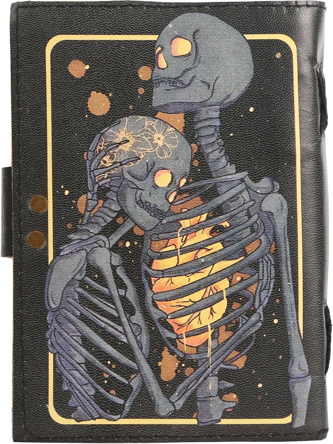 Tuzech Leather – wholesale Journal och dagbok – TUZECH läderklätt anteckningsbok med grimoirestil och ojämna kanter för män och kvinnor118