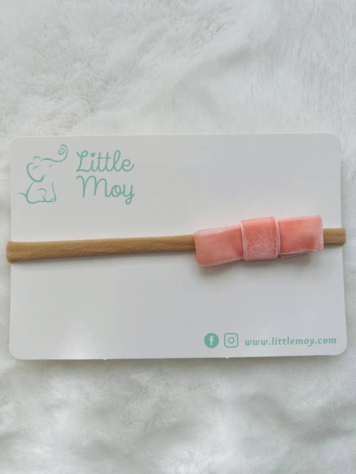 Diadema con lazo de croché/terciopelo para venta al por mayor de Moylings