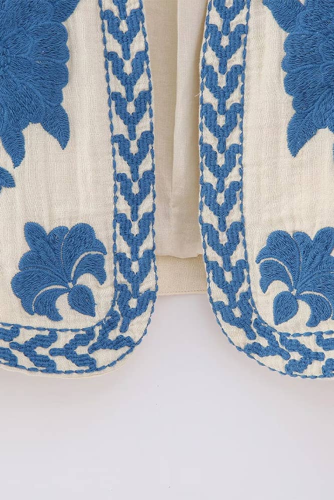 UNISHE – Großhandel Oberbekleidungsweste – Damen – Trendige bestickte Vintage-Weste für den Sommer ZK20231