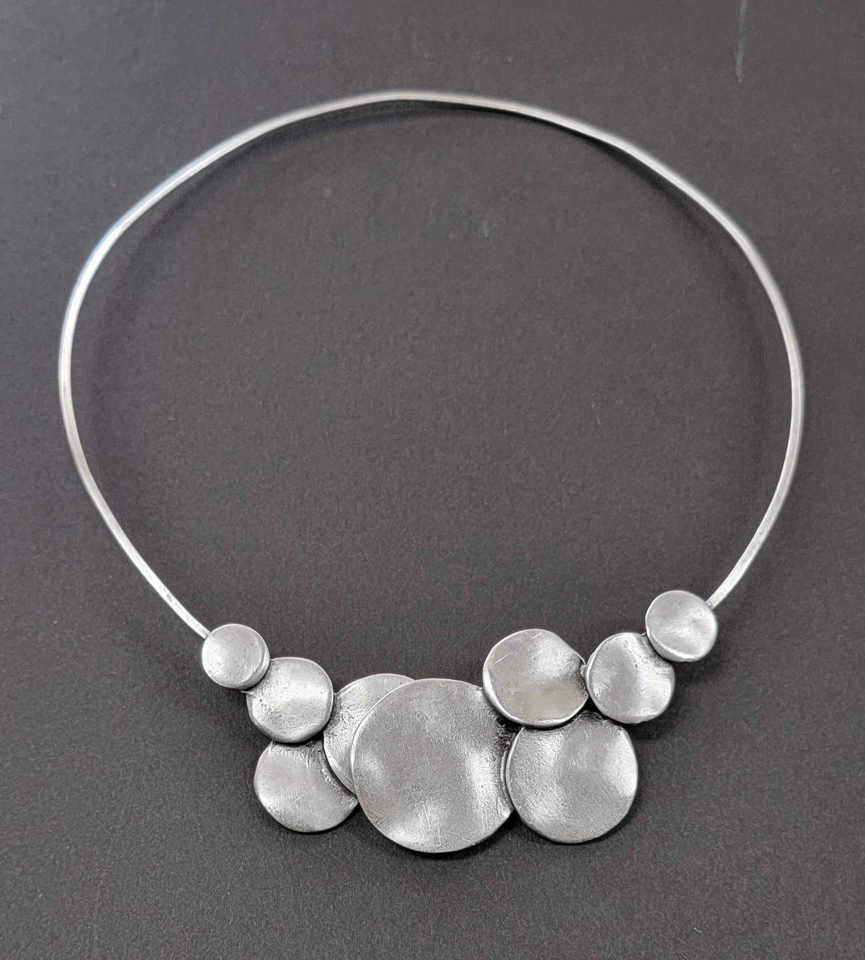 Chanour – Großhandel Halsband/Collier – Handgefertigte Zinnkette - 032-1032A3