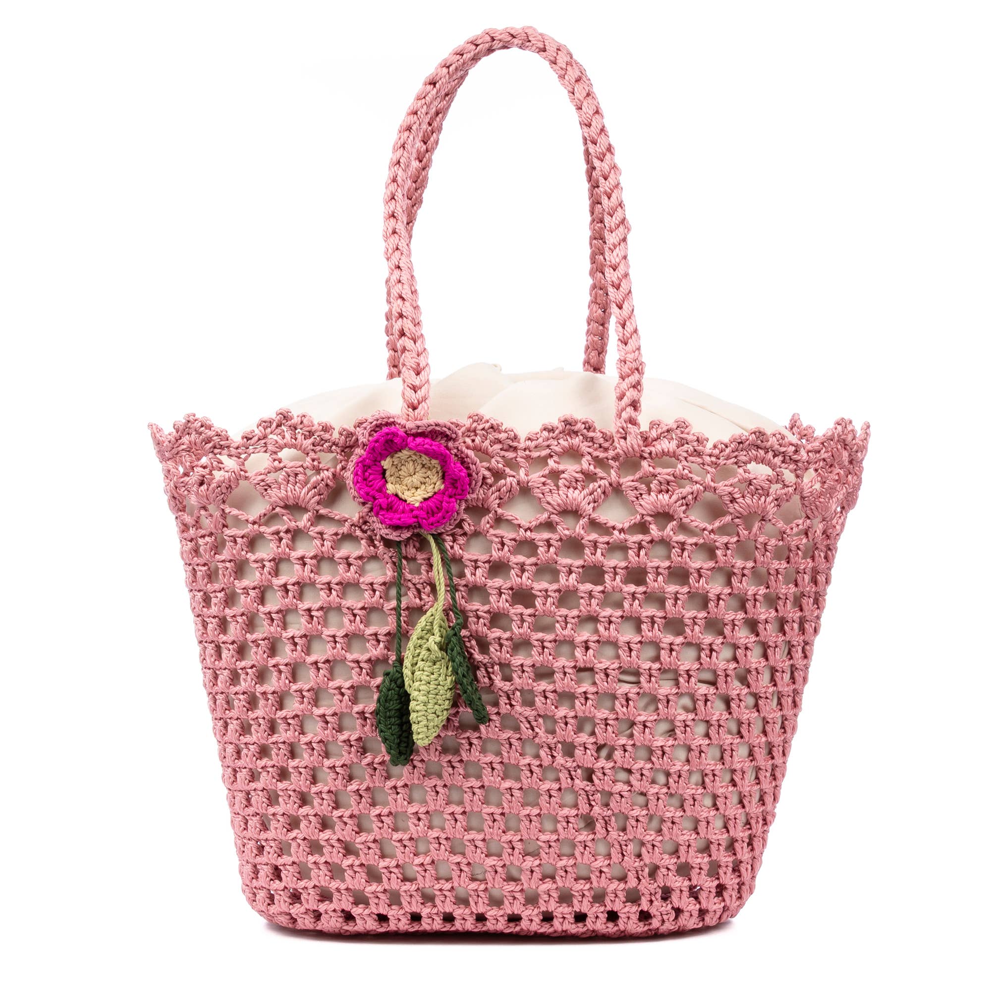 FIRENZE ARTEGIANI - Wholesale Beach Bag - Zeccone women's shoulder bag. Made of cotton, with tassel.16