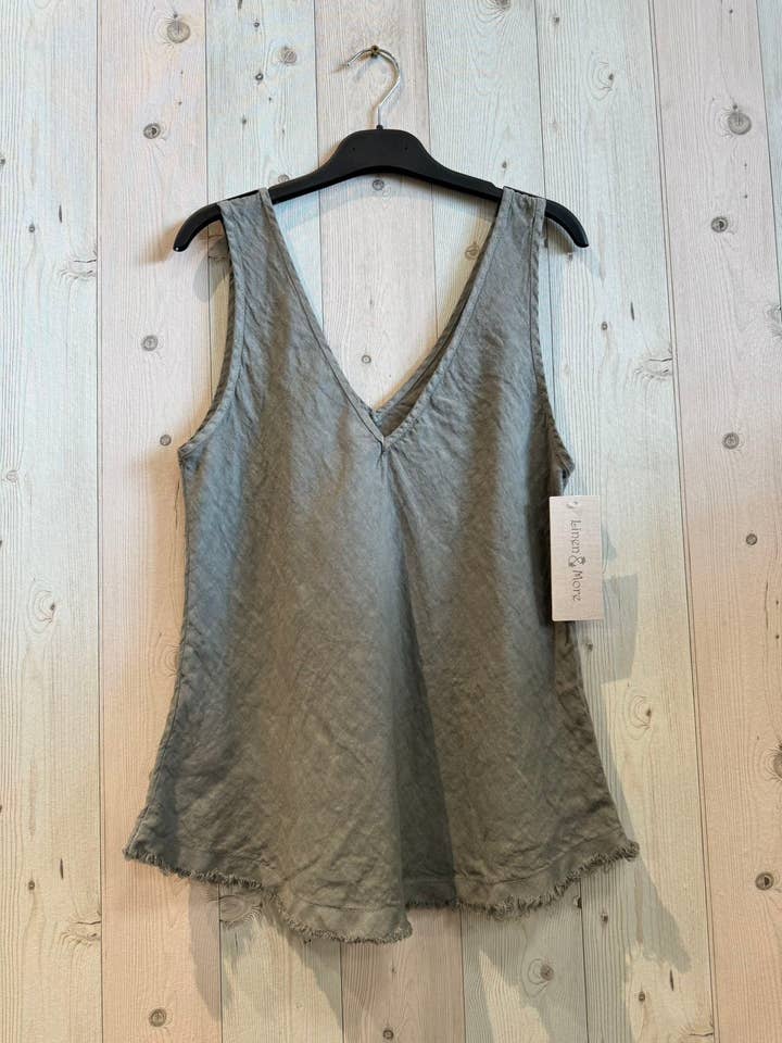 Linen & More - Wholesale Tank Top - Women's - REF 21591 100% SISA LINEN T-SHIRT8