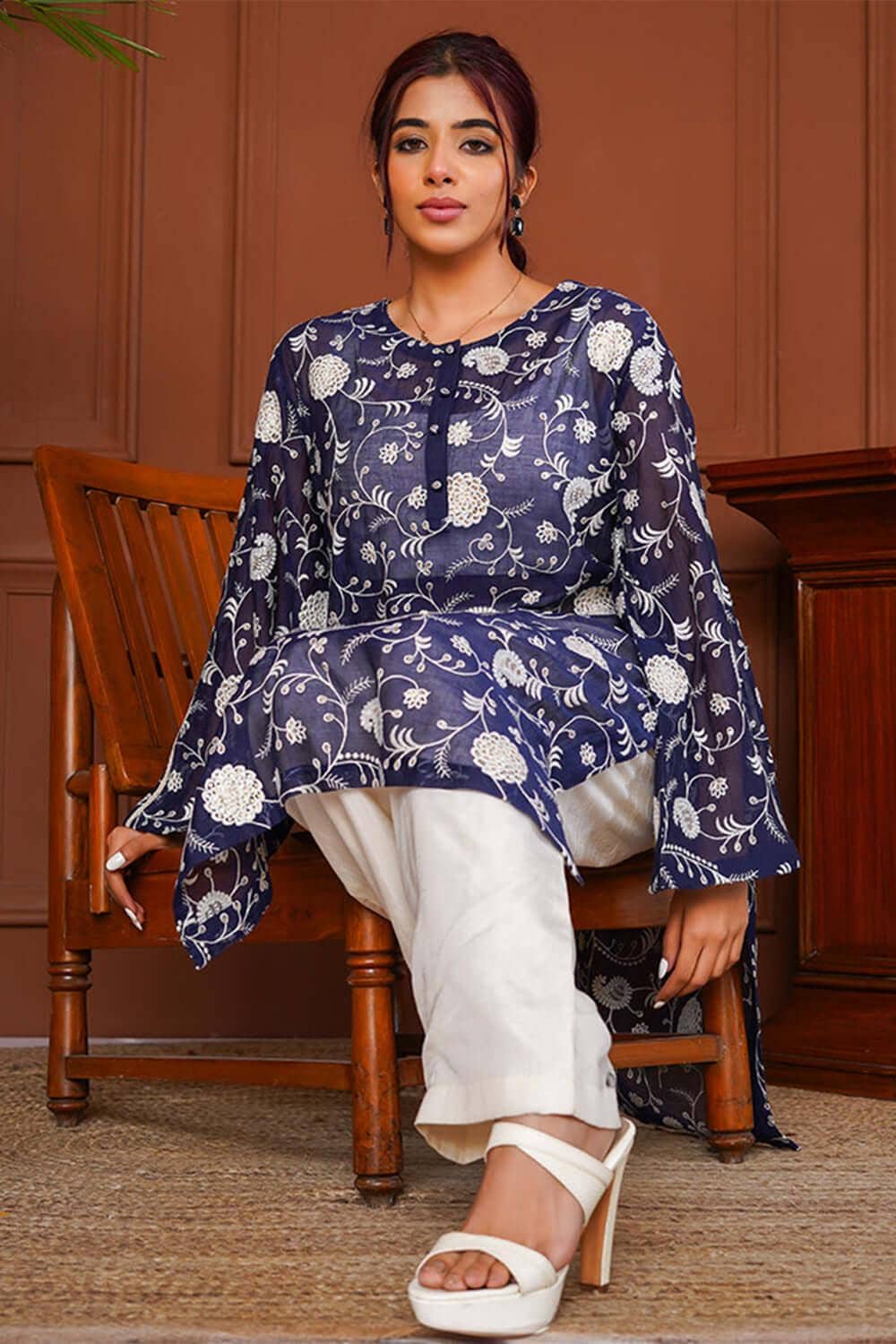 Yunikulondon - Wholesale Set met top en broek (GEEN Loungewear) - Dames - Azraq Kurta-set0