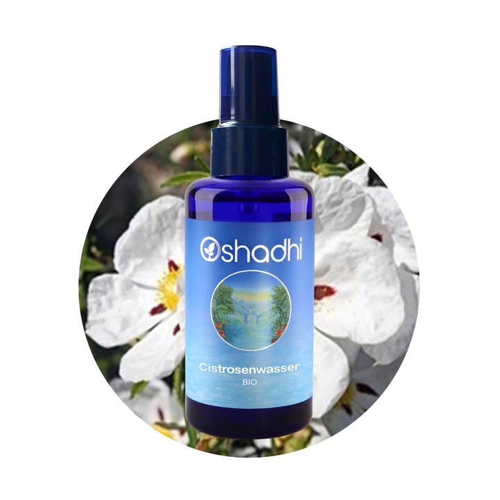 Cistrosenwasser bio für den Großhandel von Oshadhi